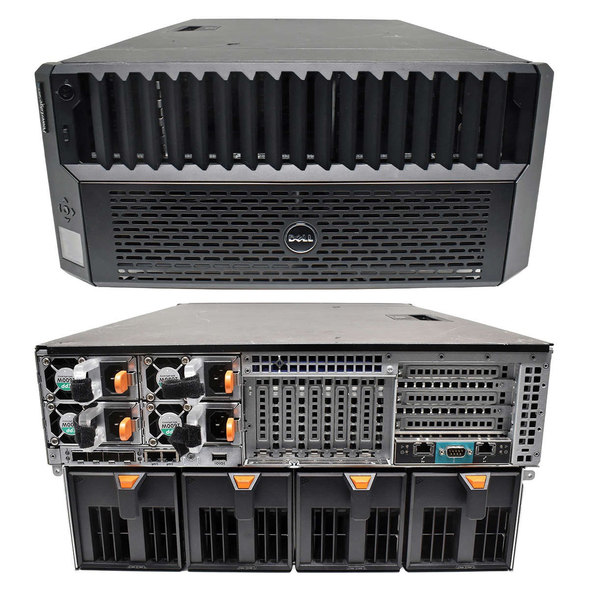 PowerEdge VRTX 4x 1600W PSU 4x Fan Modules 2x Perc8 2x CMC 034V0R 25x SFF 5U Rack