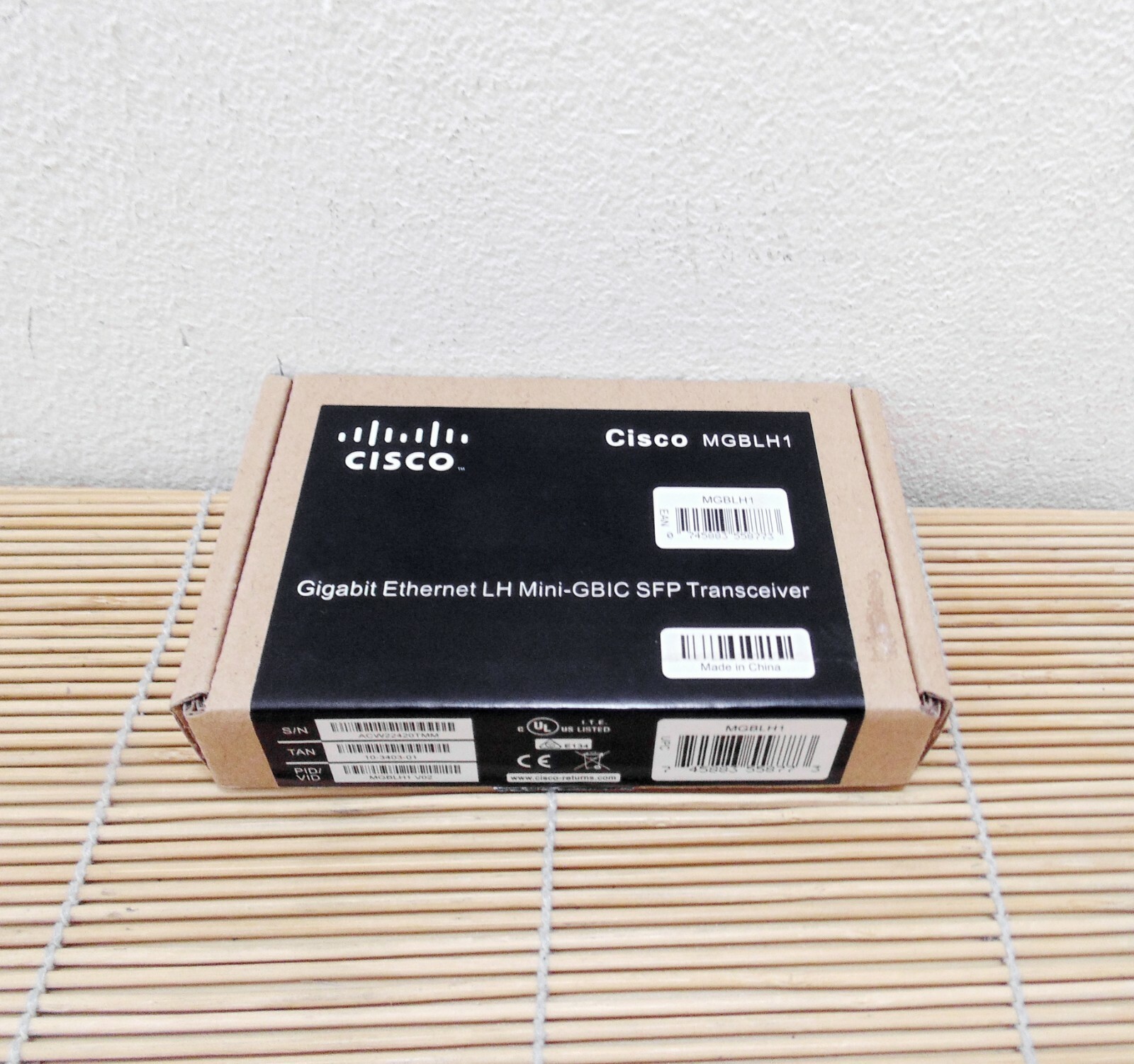 New Cisco MGBLH1 1000 BASE-LH SFP Transceiver New Sealed