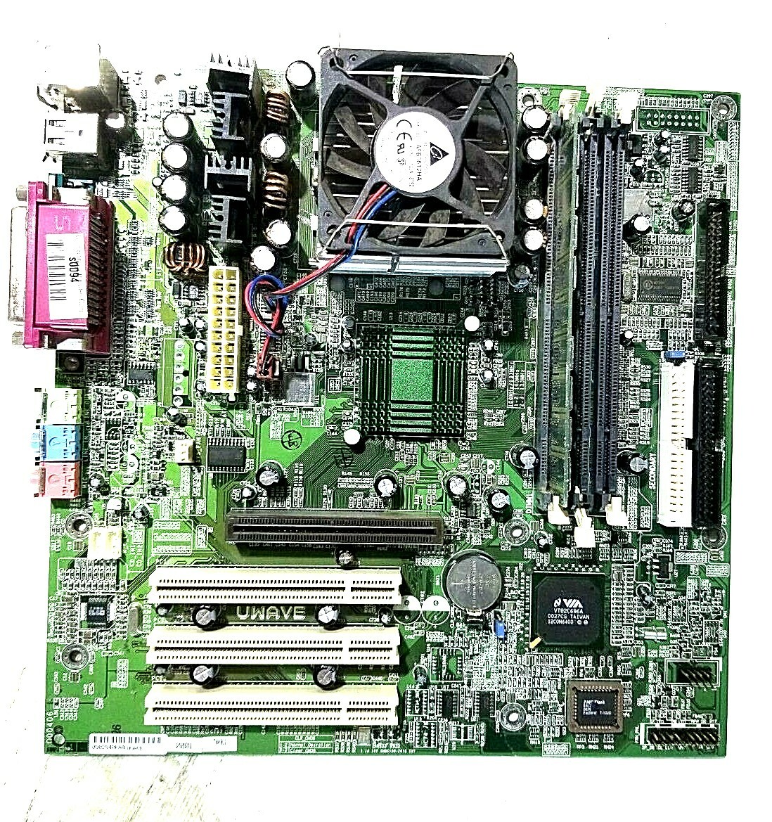 COMPAQ UWAVE MOTHERBOARD + 700MHz AMD DURON D700AUT1B CPU + 256MB RAM +H/S & FAN