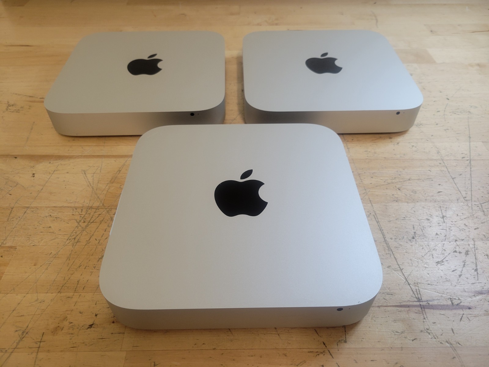Lot of 3 Apple A1347 Mac Mini Late 2014 i5 8gb RAM 256gb SSD Computer Lot