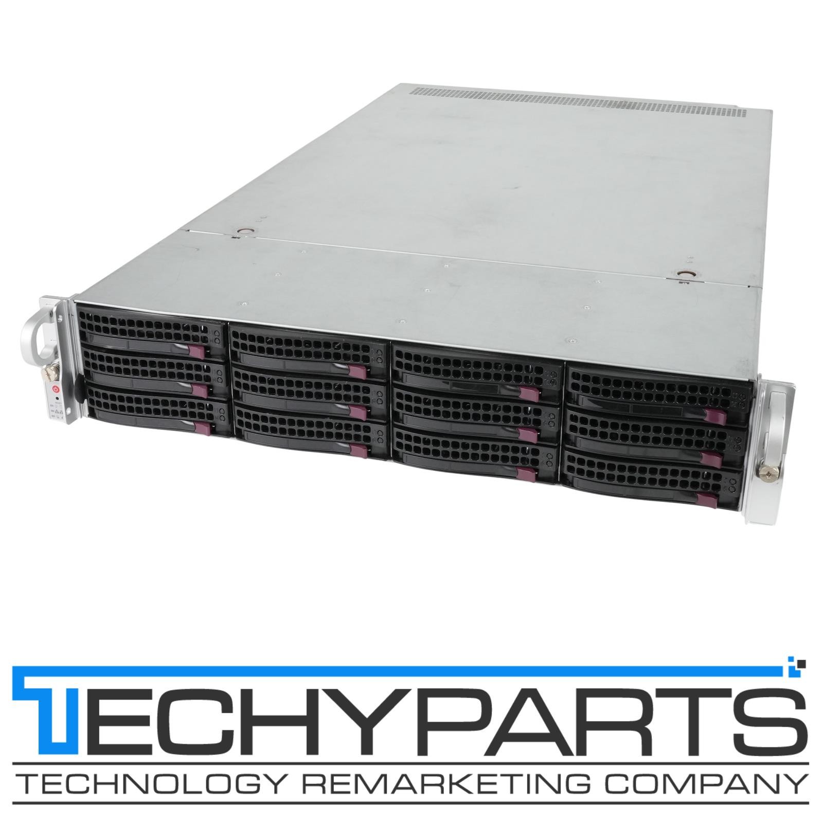 Supermicro AS-2023US-TR4 EPYC H11DSU-iN 12x 3.5" 2U Server NVMe w/2.5" Rear Bay