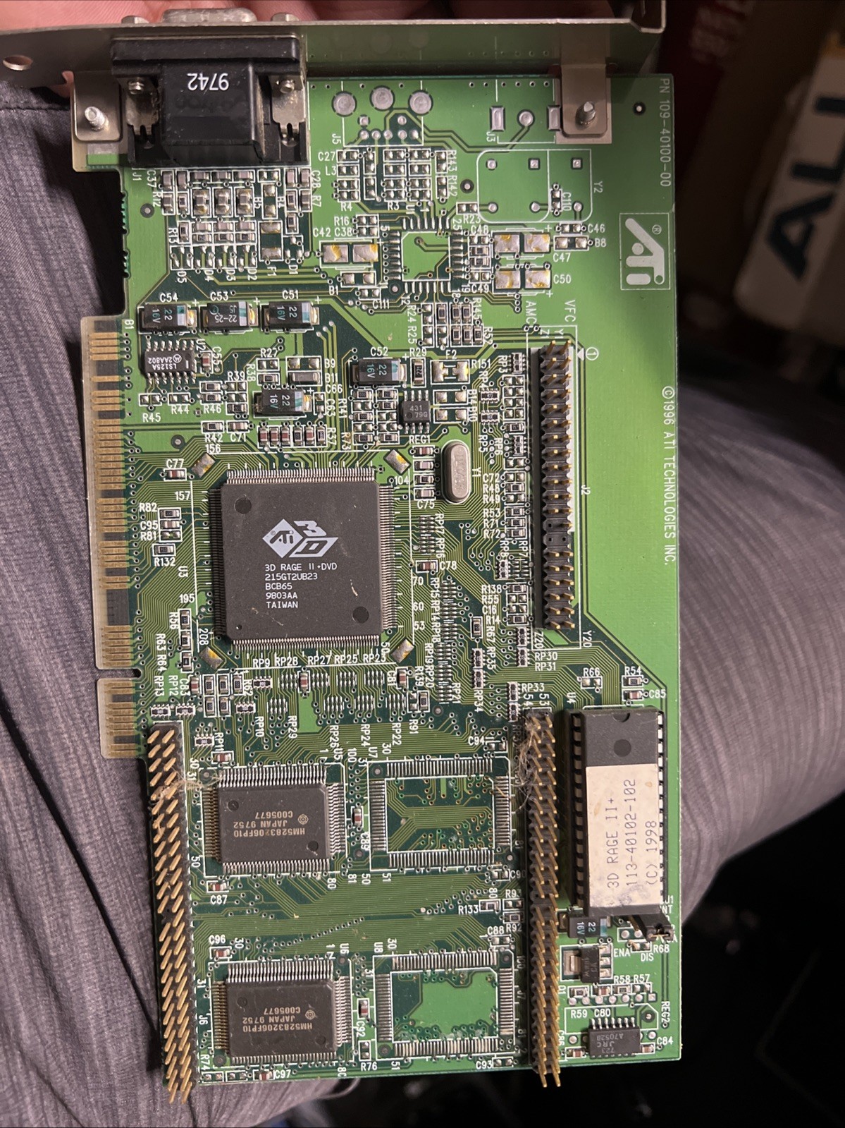 ATI 109-40100-00 3D Rage II + DVD PCI VGA Video Card