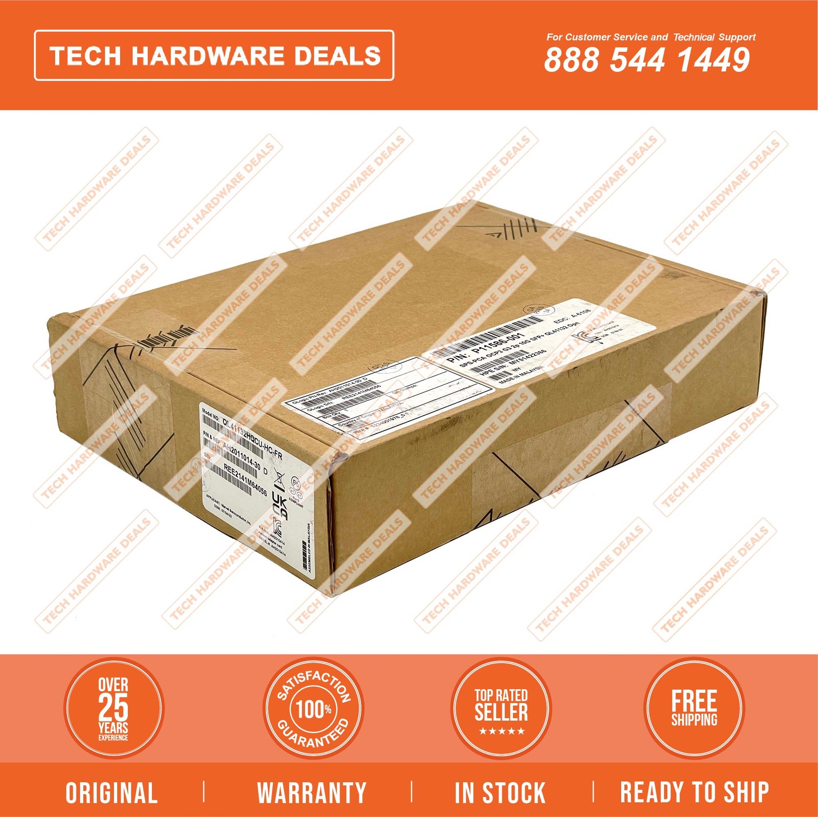 P08452-B21  NEW SEALED Marvell QL41132HQCU Ethernet 10Gb 2-port SFP+ OCP3 Adapte