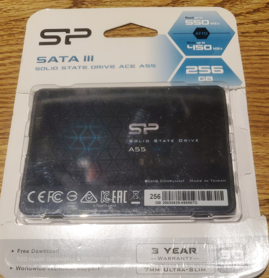 Silicon Power Ace A55 2.5" SATA 256GB Solid State Drive Internal NEW