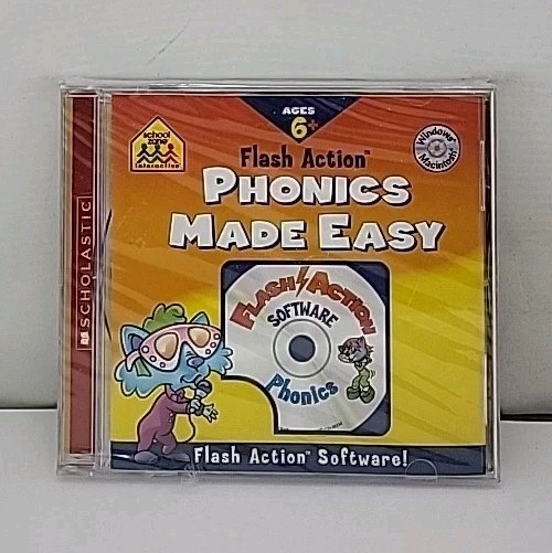 Flash Action Phonics Made Easy - (Win/Mac) CD-ROM (2003) - Educational Software