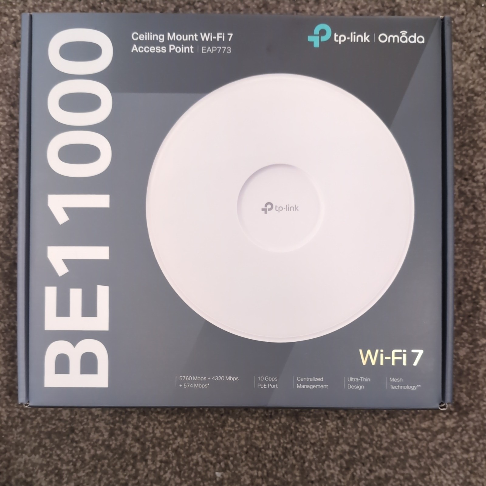 TP-Link EAP773 | BE11000 Omada Wireless Tri-Band Wi-Fi 7 Access Point