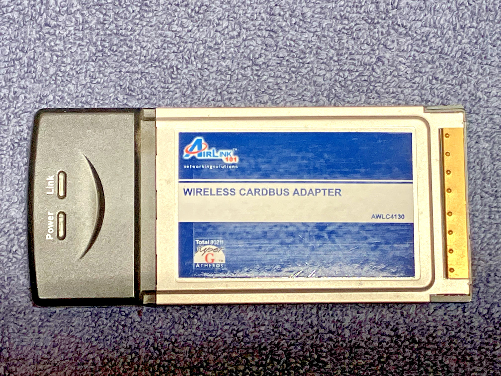 AirLink 101 Super G ATHEROS WIRELESS CARDBUS ADAPTER  AWLC4130