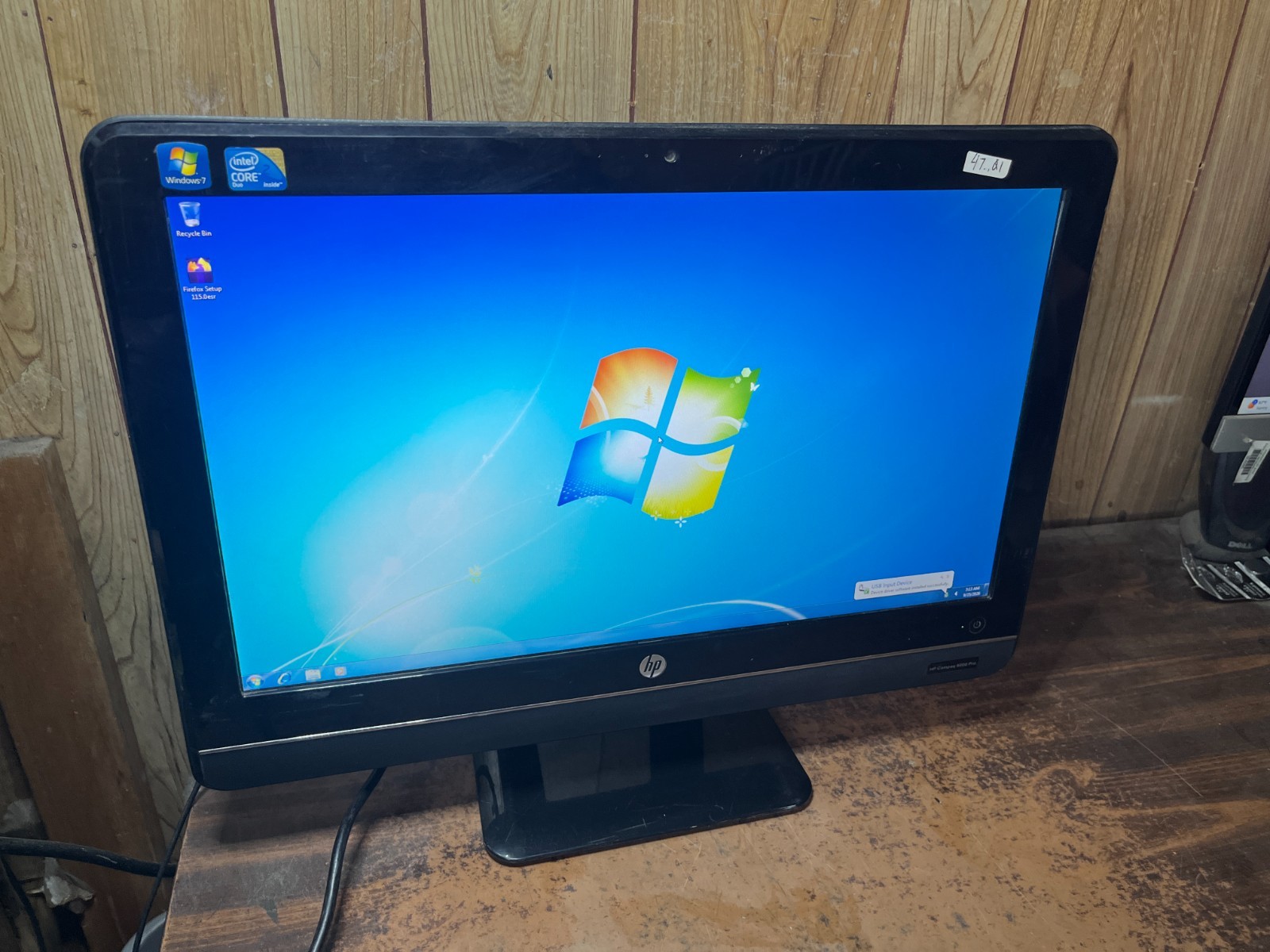 HP Compaq 6000 22" Pro All In One Windows 7 Computer Intel CPU 4GB 320GB Webcam