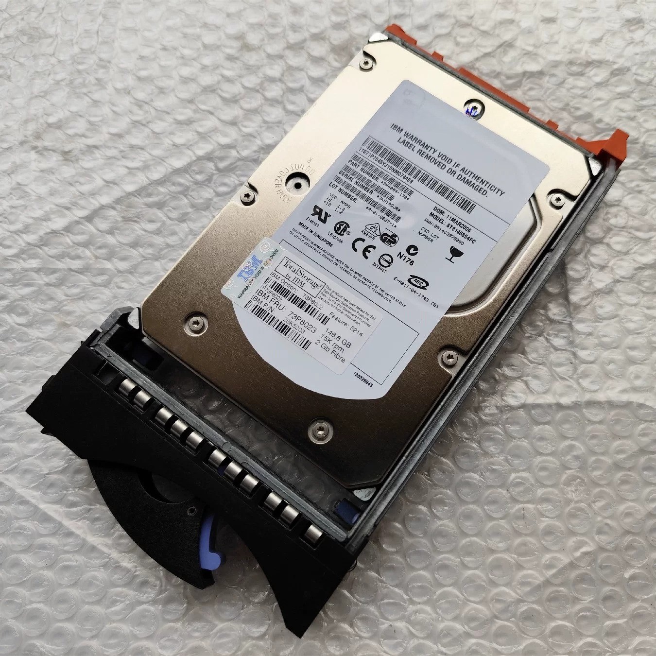 For IBM 5214 146.8G 15K FC DS4300 Storage HardDrive 73P8023 73P8022 26K5203