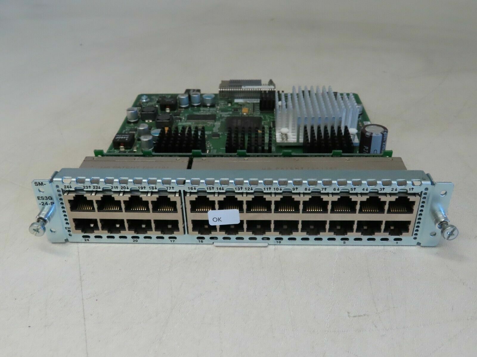 Cisco SM-ES3G-24-P 24-Port GbE POE+ Capable Layer 2/3 LAN SM-X EtherSwitch KAJ