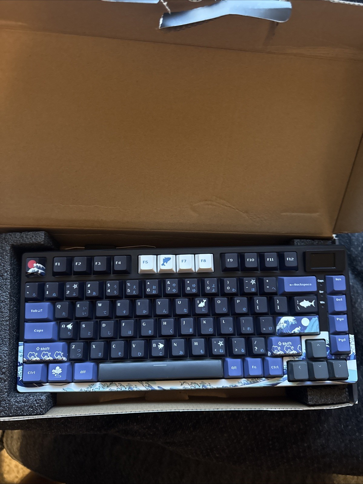 Womier SK80 75 Keyboard with Color Multimedia Display Mechanical