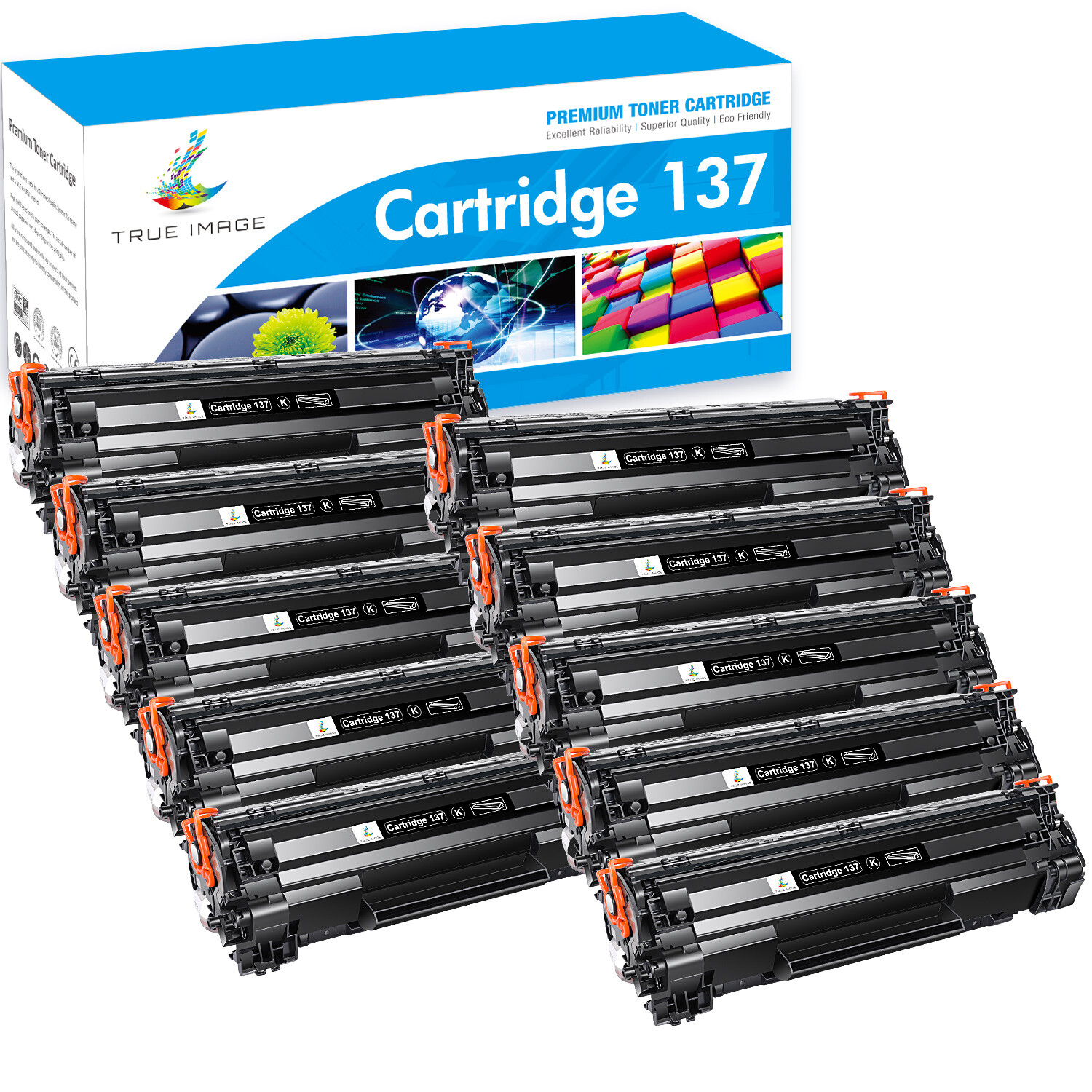 1-20x CRG137 for Canon 137 Toner Cartridge Imageclass MF216n MF212w Printer LOT