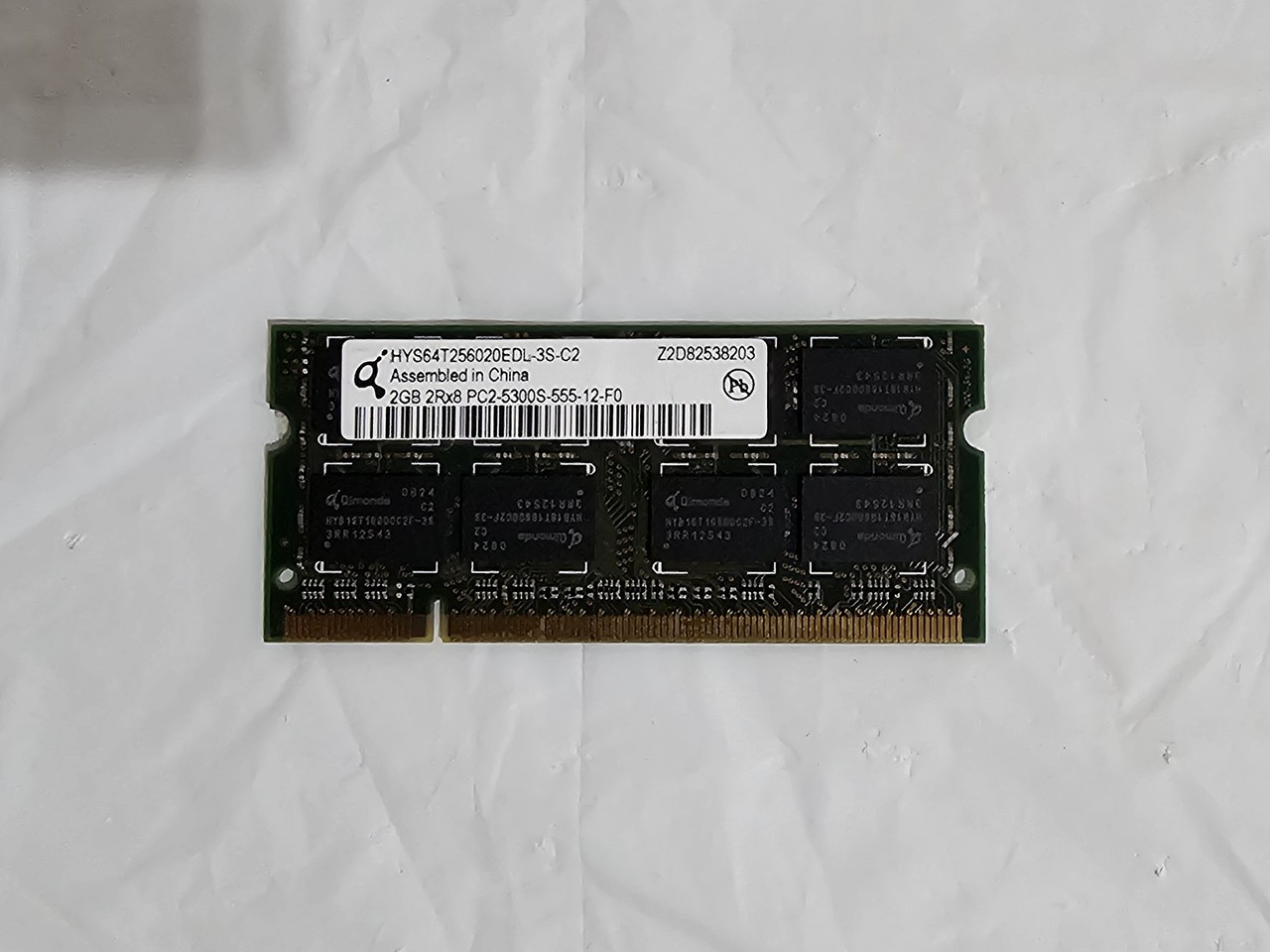 Qimonda 2GB DDR2 SODIMM 555MHz RAM