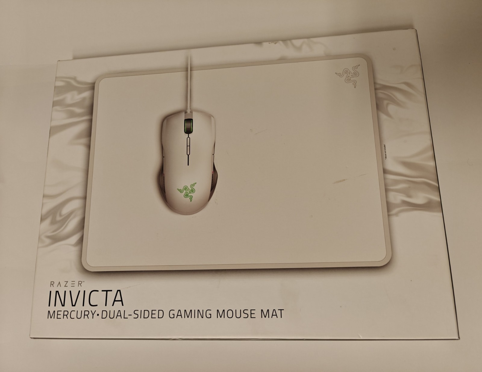 Razer Invicta Mercury Dual-Sided Gaming Mouse Pad, Aircraft-Grade Aluminum Base