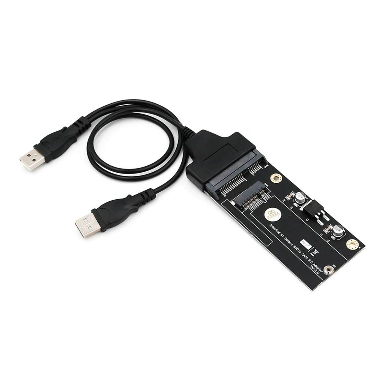 20+6 Pin SSD SATA 2.5" USB 2.0 Adapter Cable for Lenovo ThinkPad X1 Carbon