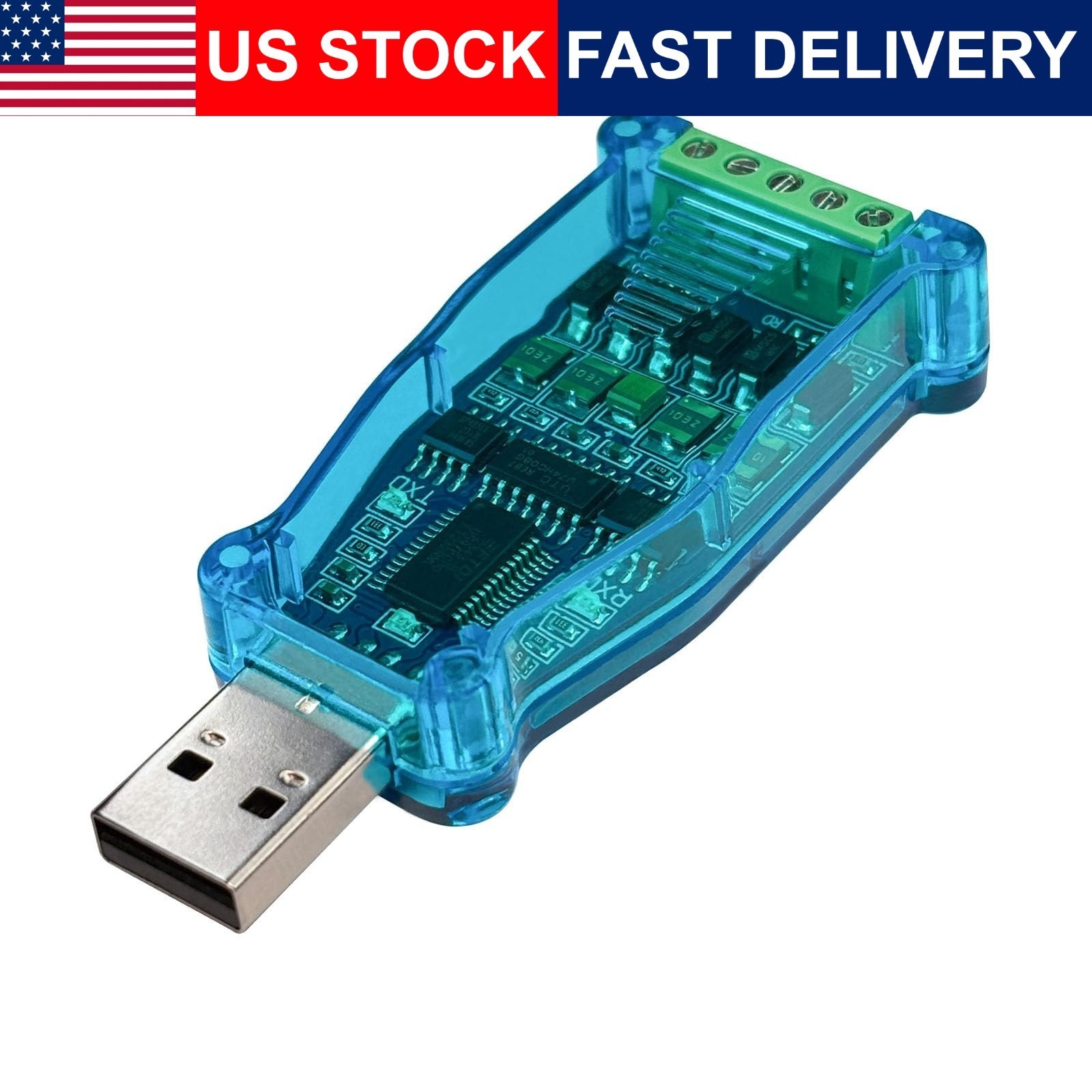 USB To RS485 RS422 Converter Adapter FTDI FT232R Chip Modbus Industrial 2.0 SH
