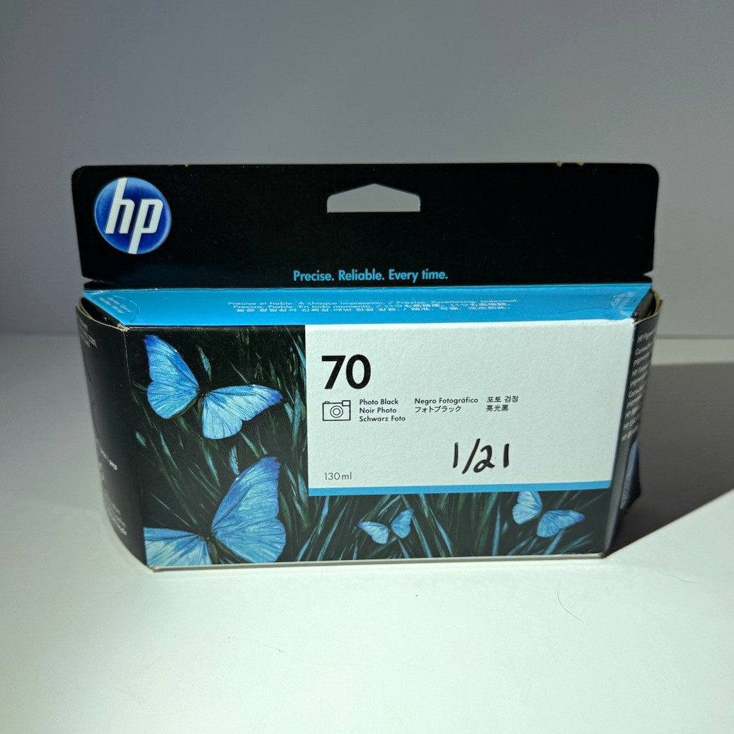 HP 70 Original Photo Black Ink Cartridge 130ml C9449A For DesignJet Z2100 Z3100