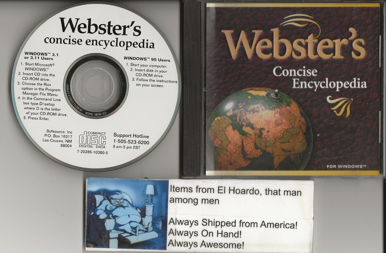 Webster's Concise Encyclopedia in Jewel Case Very Good Condition