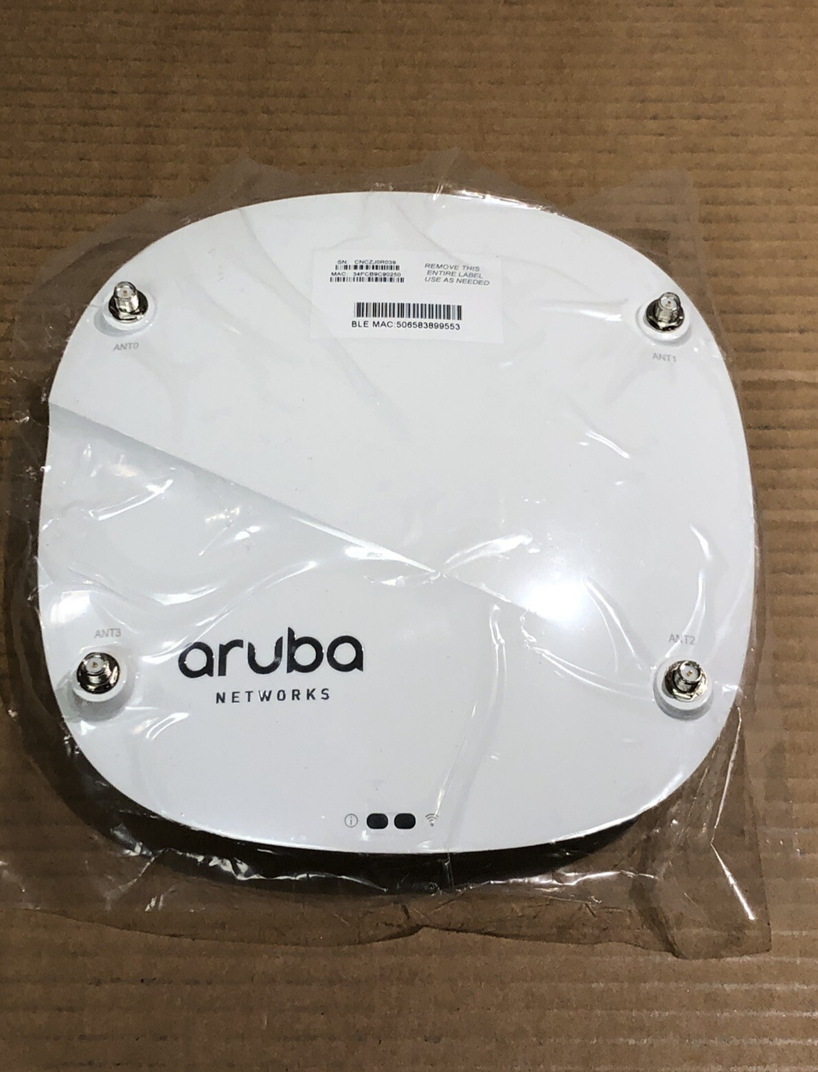 Aruba HPE AP-314 802.11n/ac Dual 2x2:2/4x4:4 MU-MIMO Dual Radio AP Access Point