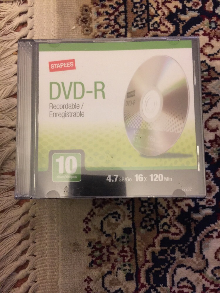 10 PACK BLANK DVD-R EACH ONE IS INDIVIDUALLY PACKAGED 4.7GB CAPACITY EACH DVD
