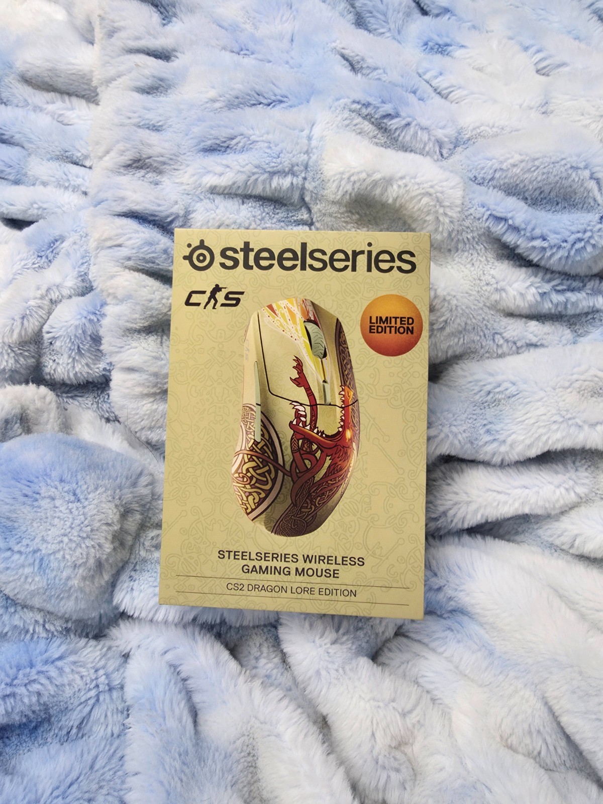 Steelseries CS2 Dragon Lore Edition Wireless Gaming Mouse-Limited Edition-Sealed