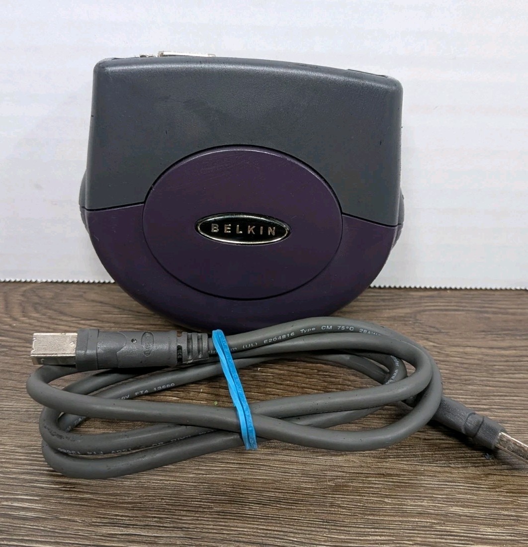 Belkin USB Serial Adapter Model F5U103 with USB Cable - Tested 