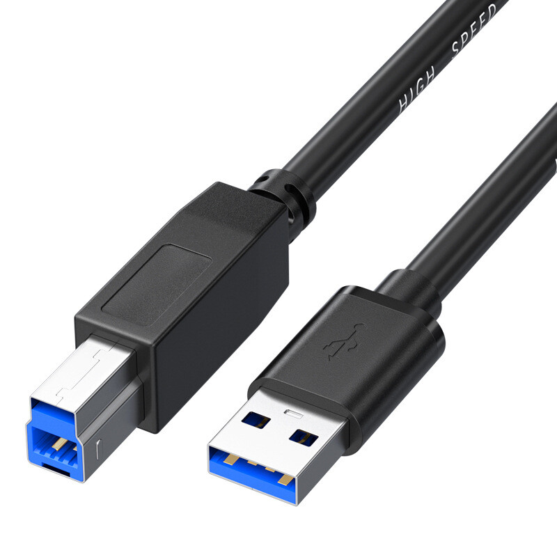 USB 3.0 Printer Cable High-Speed A to B Cord for PC Printer 5Gbps Data Transfer
