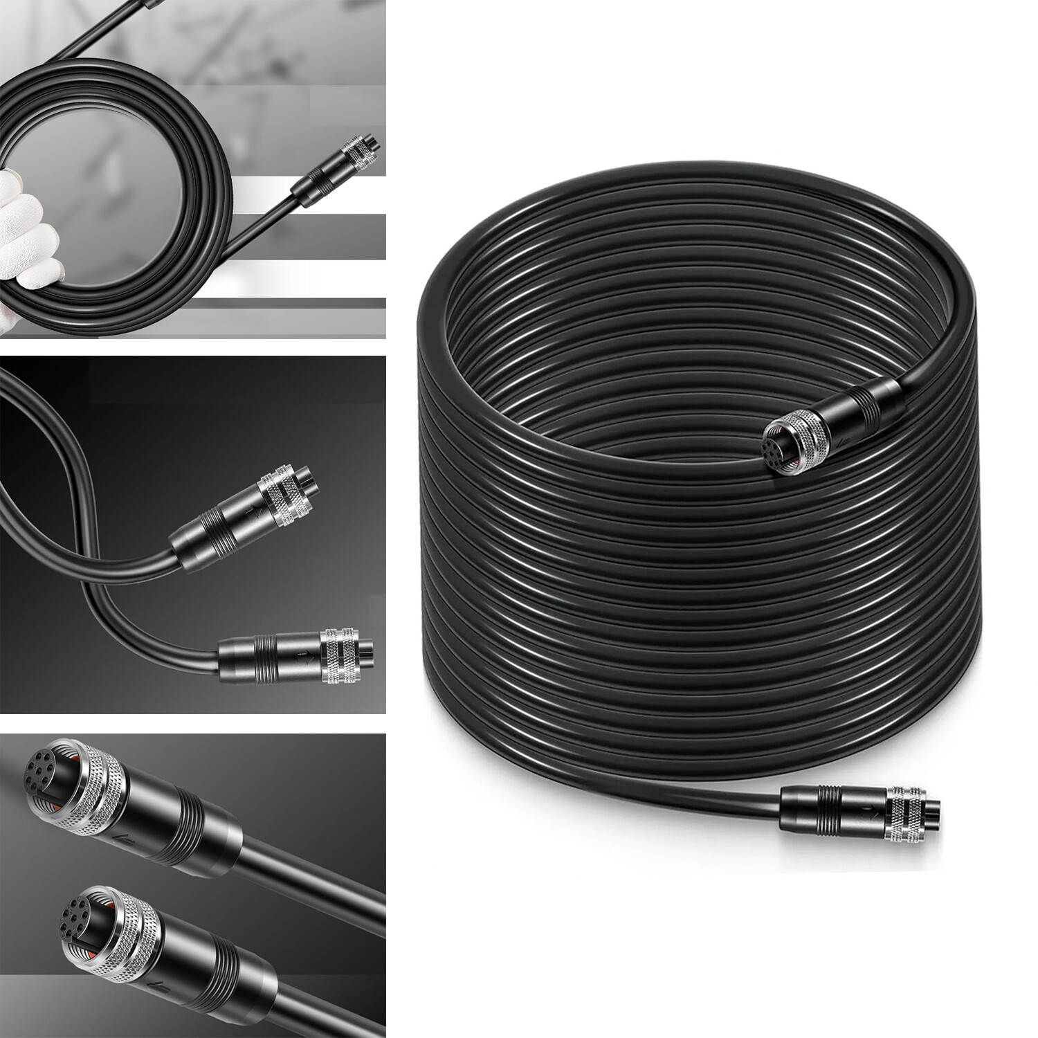 720073-4 30ft Ethernet Cable AS EC 30E Fits for Humminbird/Helix/APEX/SOLIX/Onix