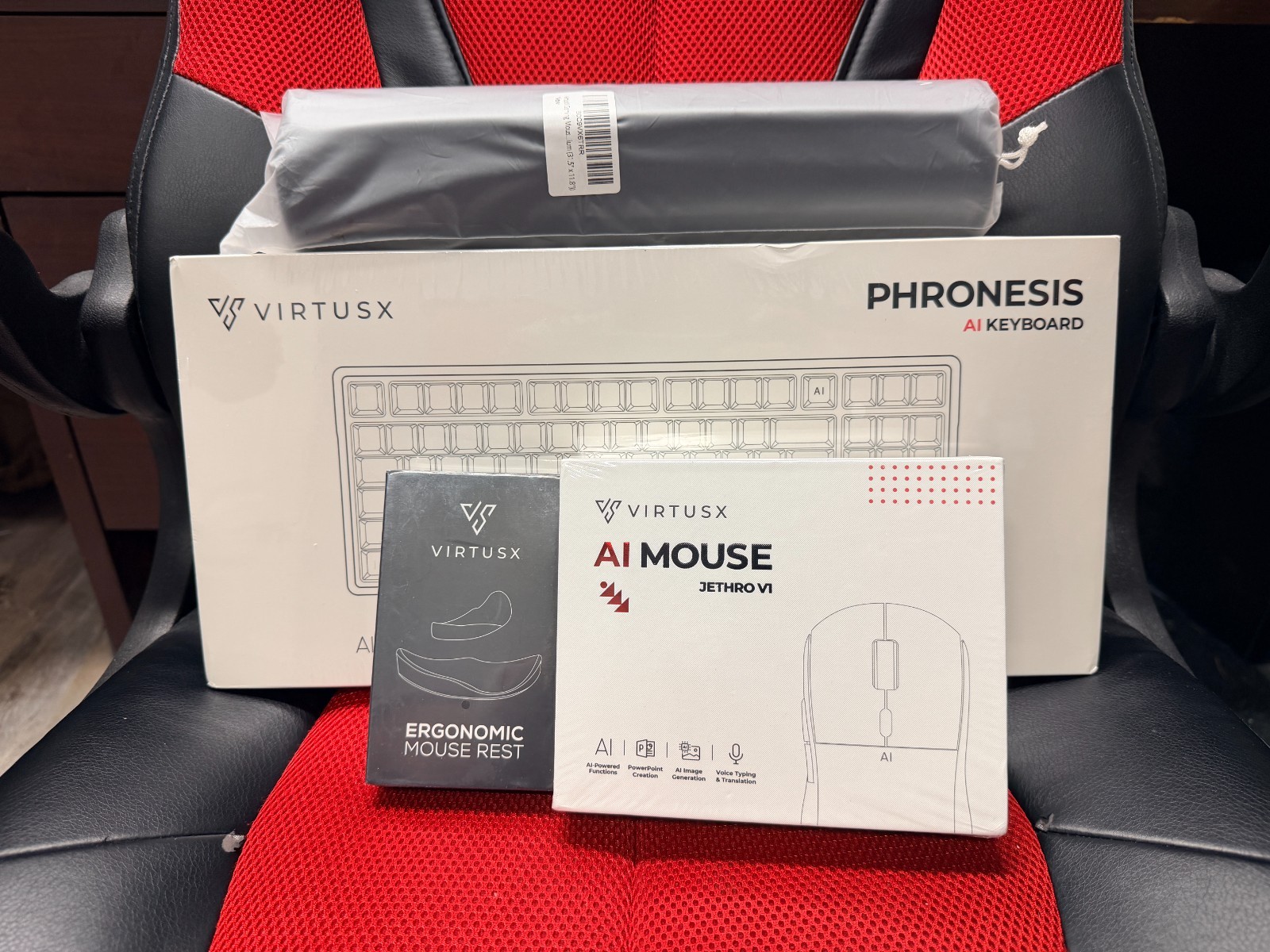 NEW VIRTUSX  Phronesis Keyboard & Jethro V1 AI Mechanical Keyboard & Mouse Plus