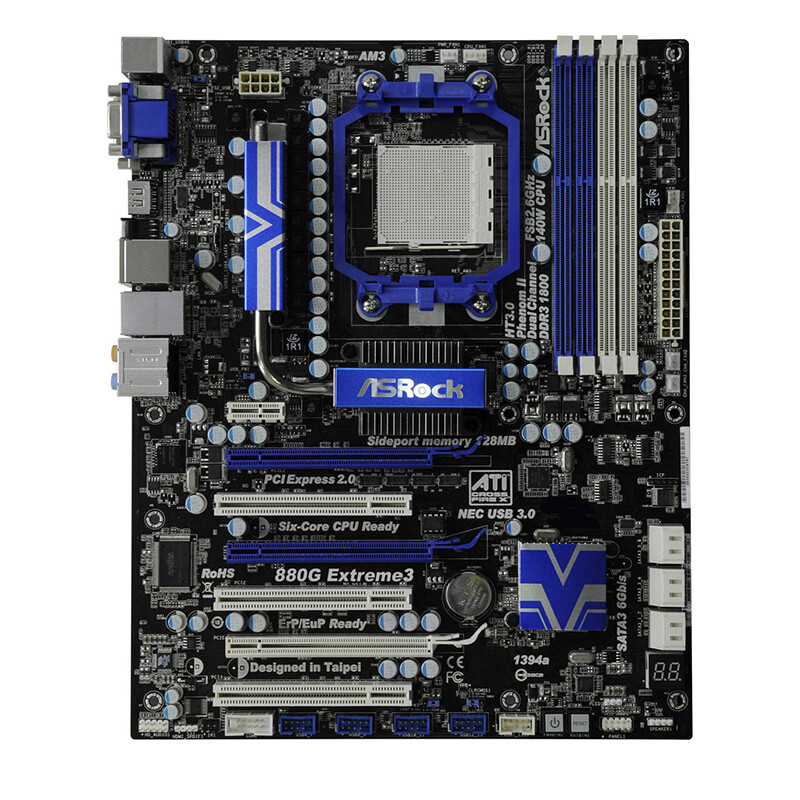 For ASROCK 880G Extreme3 Motherboard AMD AM3/AM3+ DDR3 ATX Mainboard
