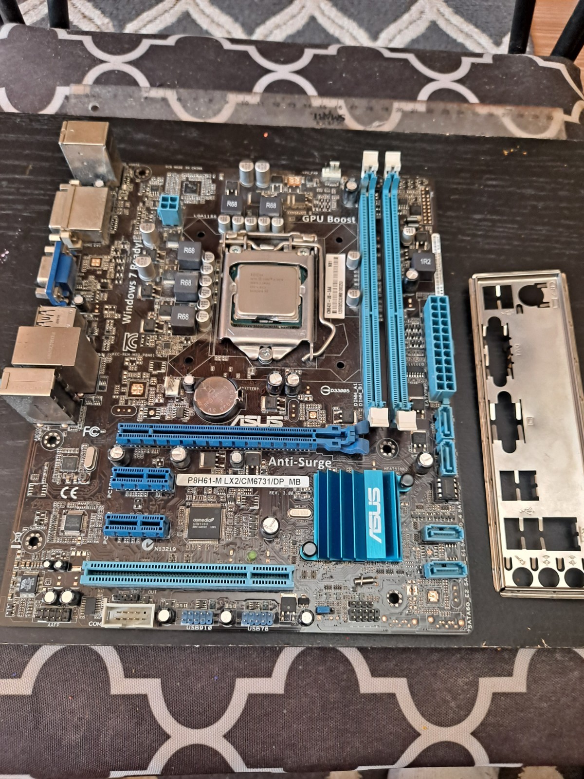 ASUS P8H61-M LX2/CM6731 H61 Motherboard M-ATX Intel DDR3 LGA1155 i5-3470 cpu