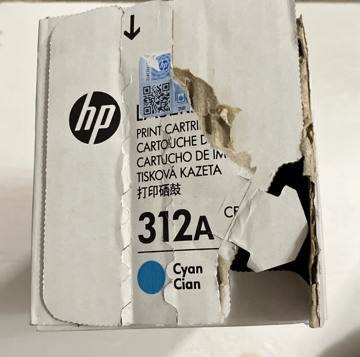HP 312A (CF381A) Cyan Toner Cartridge