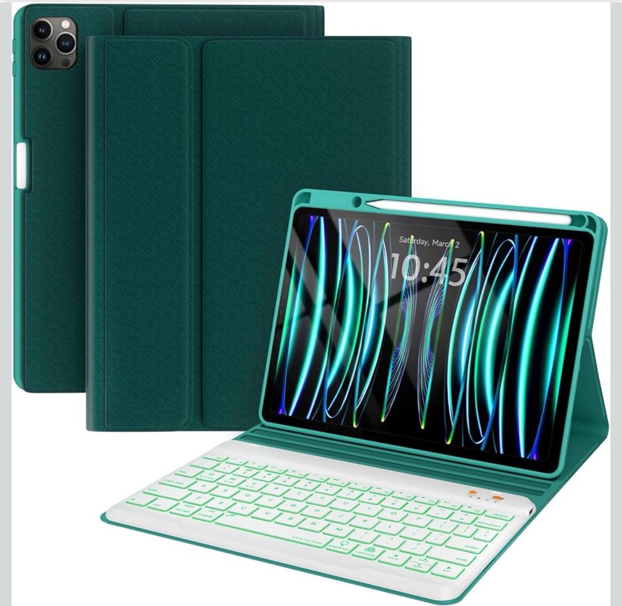 BLUTLOTUS Keyboard Case for iPad Air 13 2024, iPad Pro 12.9 inch