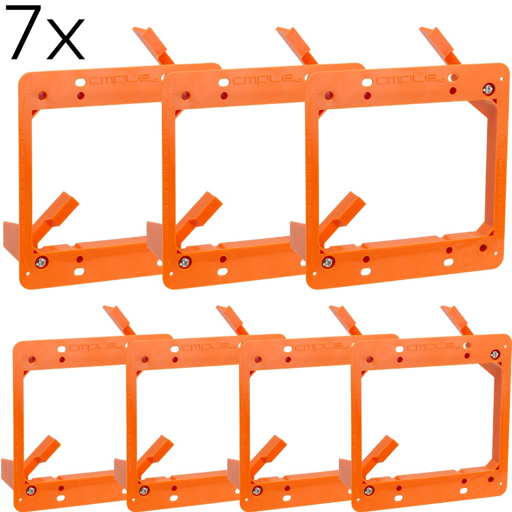 Low Voltage Mounting Bracket Dual Gang Drywall Mount for Standard Wall Plates