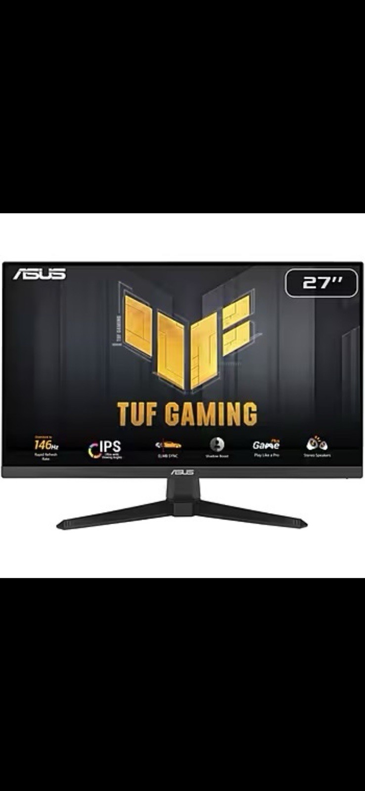 ASUS TUF VG27VQ3B 27 inch Full HD LED Gaming LCD Monitor