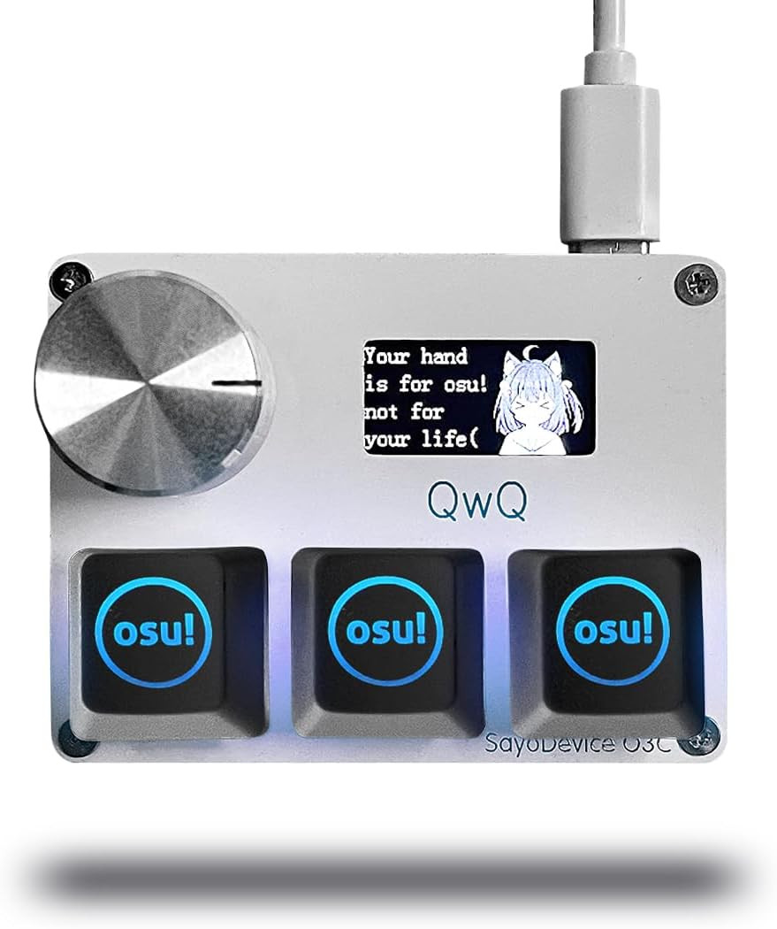 Sayodevice O3C OSU Keyboard Rapid Trigger Hall Switches Magnetic