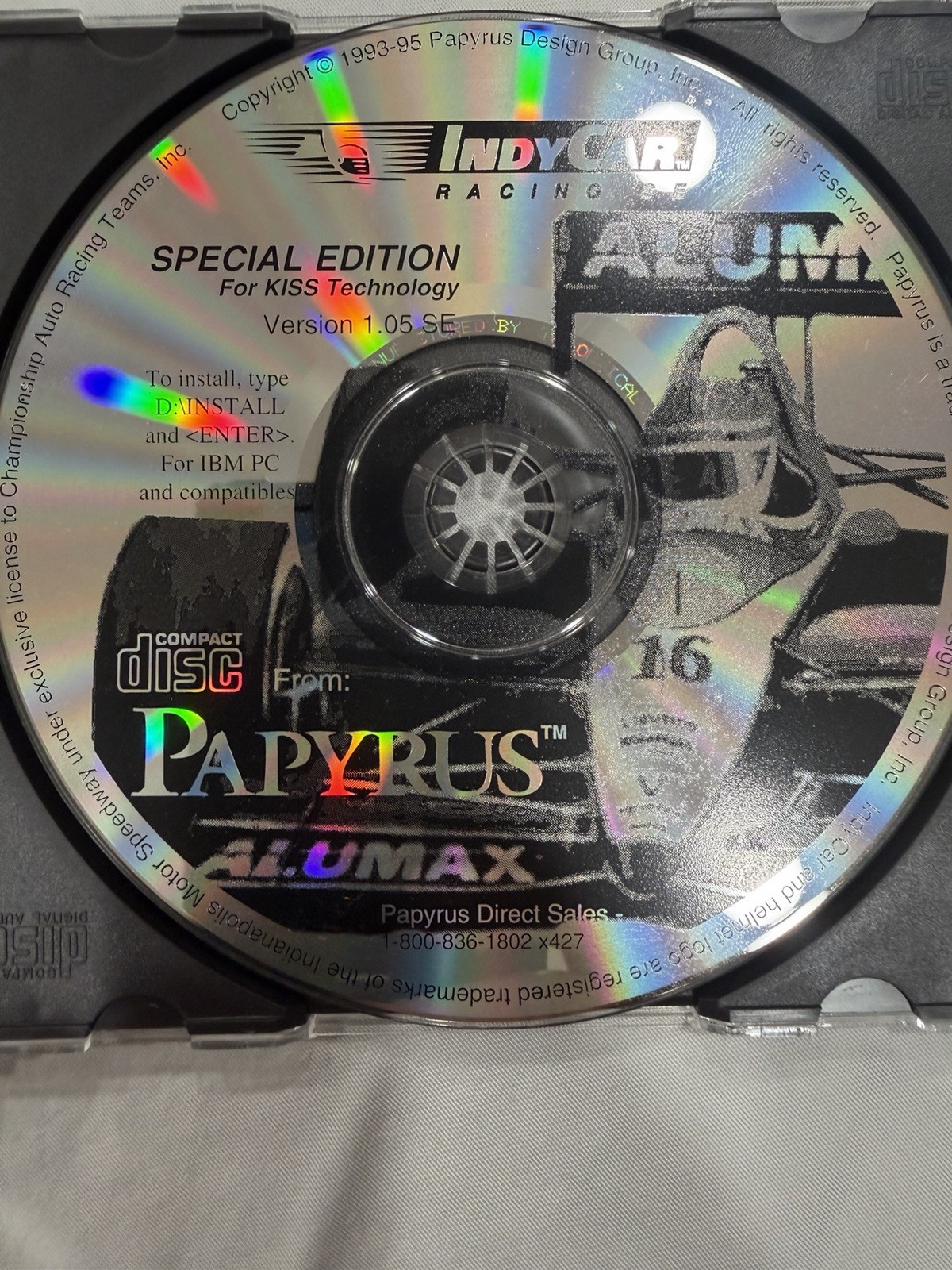 Indy Car Racing PC Game 1993
