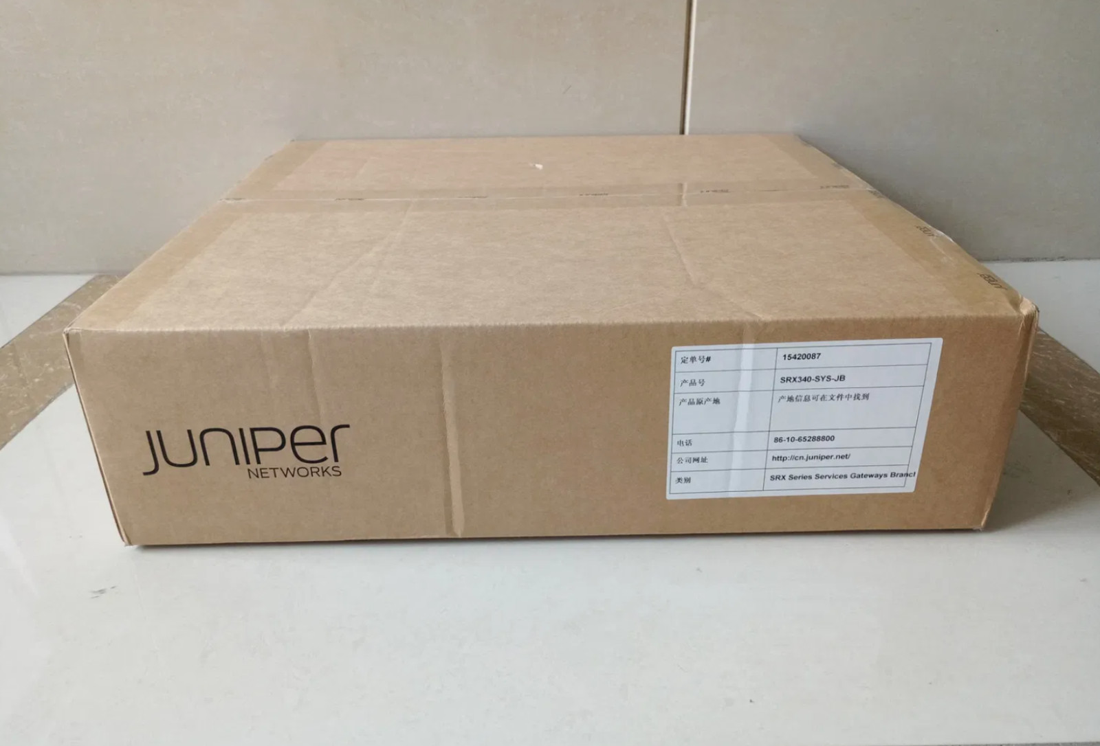 Juniper SRX340 Firewall SRX340-SYS-JB Services Gateway OPEN BOX