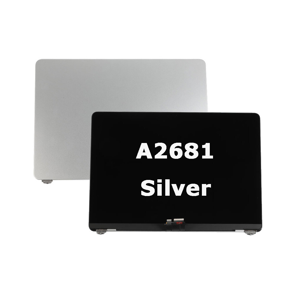 USA Replacement LCD Display Screen+Top Cover for Macbook Air A2681 13.6" Silver