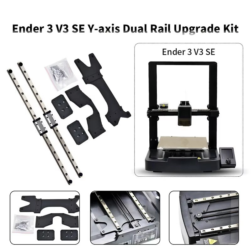 For Creality Ender 3 V3 SE / V3 KE Y-Axis Linear Rail Guide 3D Printer Upgrade