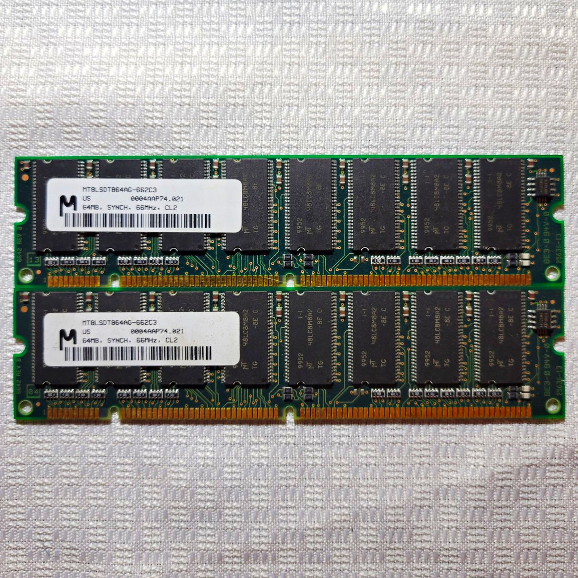Micron 64MB PC66 SDRAM 168-Pin DIMM Dell Dimension XPS Windows 98 Tested