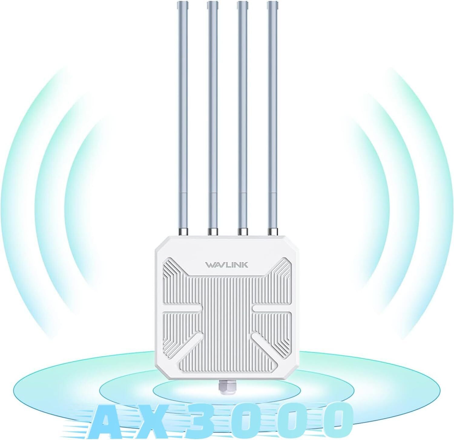 AX3000 Outdoor WiFi 6 Extender Long Range Dual Band w/POE Up to 256 Devices