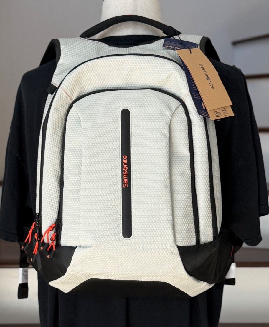 Samsonite Ecodiver Laptop Backpack M 15.6” 19L Cloud White 140871-0479 NEW🔥🔥🔥