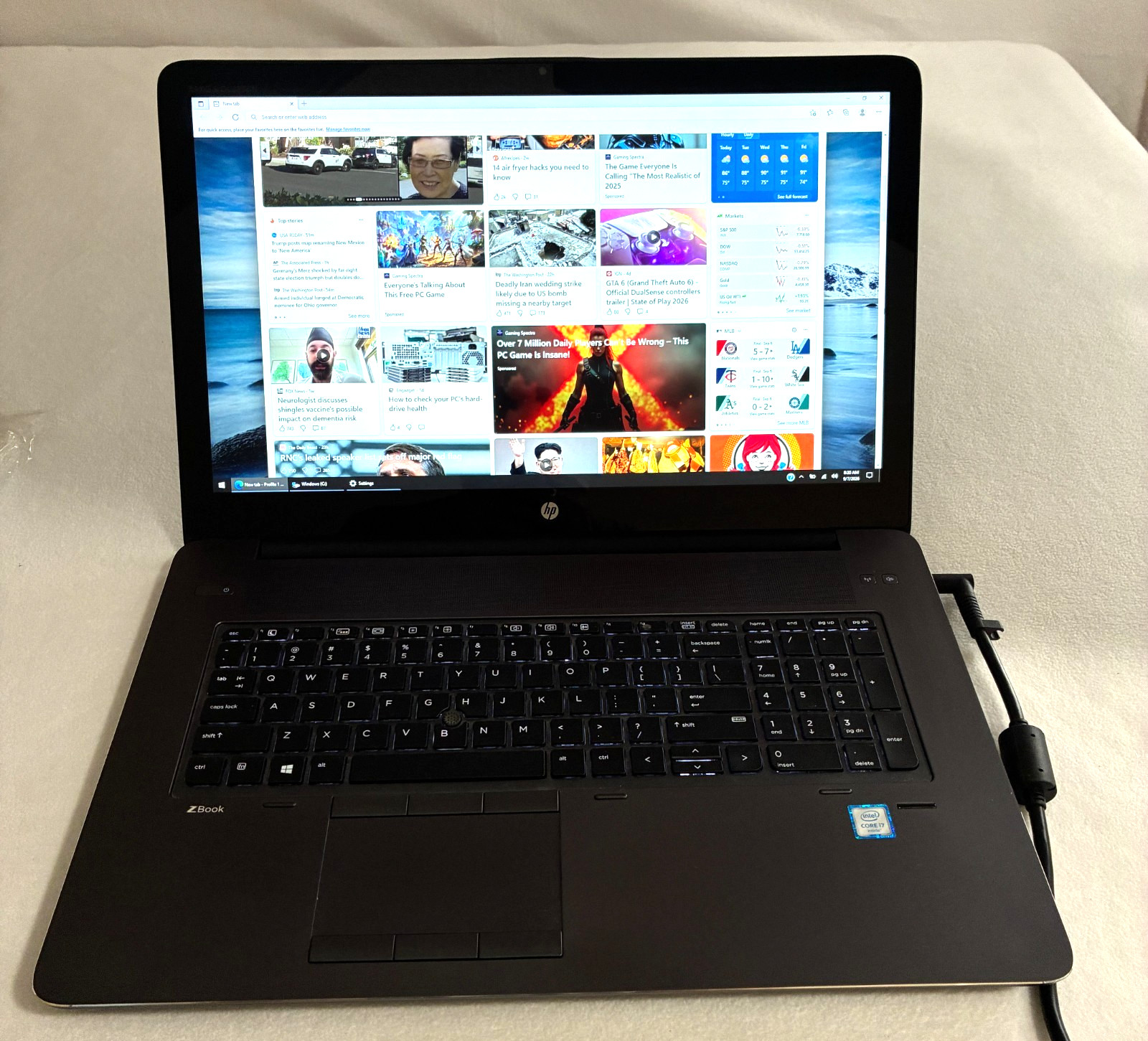 HP ZBook 17 G3 Mobile Workstation i7-6700HQ 16GB RAM 512GB SSD Win 10 Pro NVIDIA