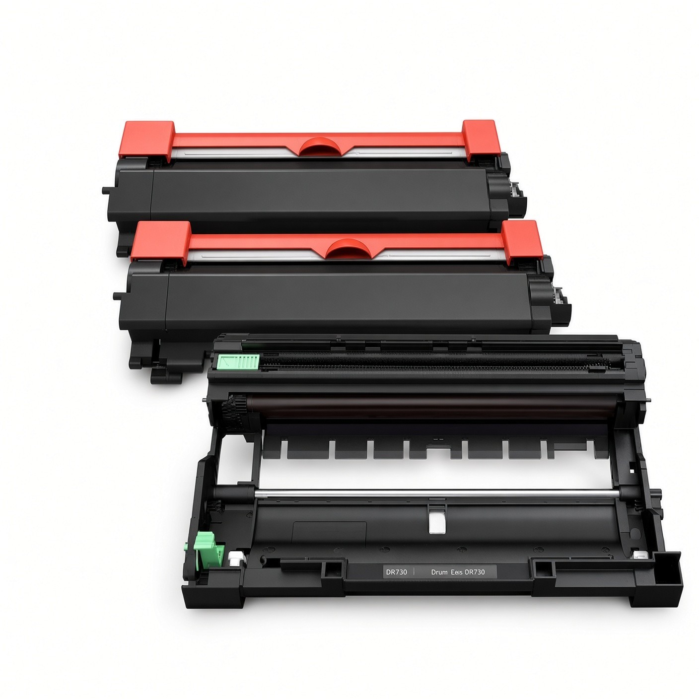 v4ink Brother TN760 Compatible Toner & DR730 Drum Combo 3 Pack 2 Toner 1 Drum