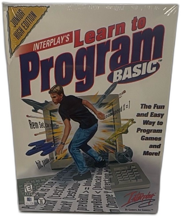 Interplay Learn To Program BASIC Junior High Edition PC Mac New Sealed 1998