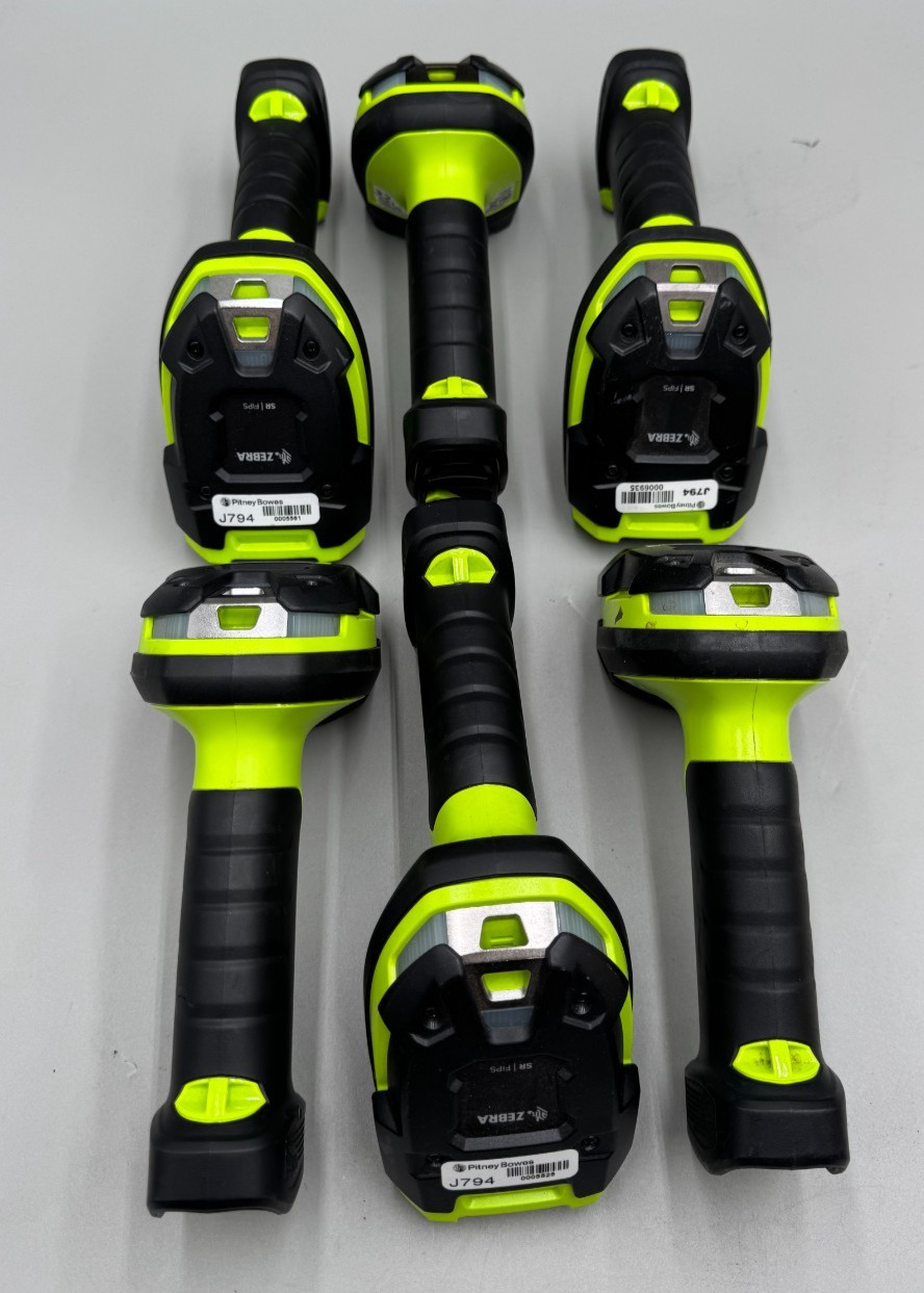 Lot Of 6 Zebra DS3678 SR Scanners Standard Range 1D/2D Cordless Bluetooth Good