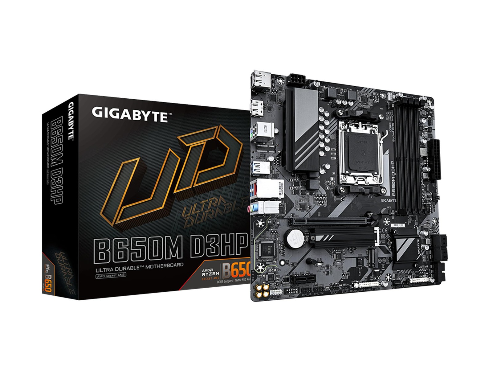 GIGABYTE B650M D3HP Motherboard AM5 Socket Ryzen 7000 Series DDR5 Support