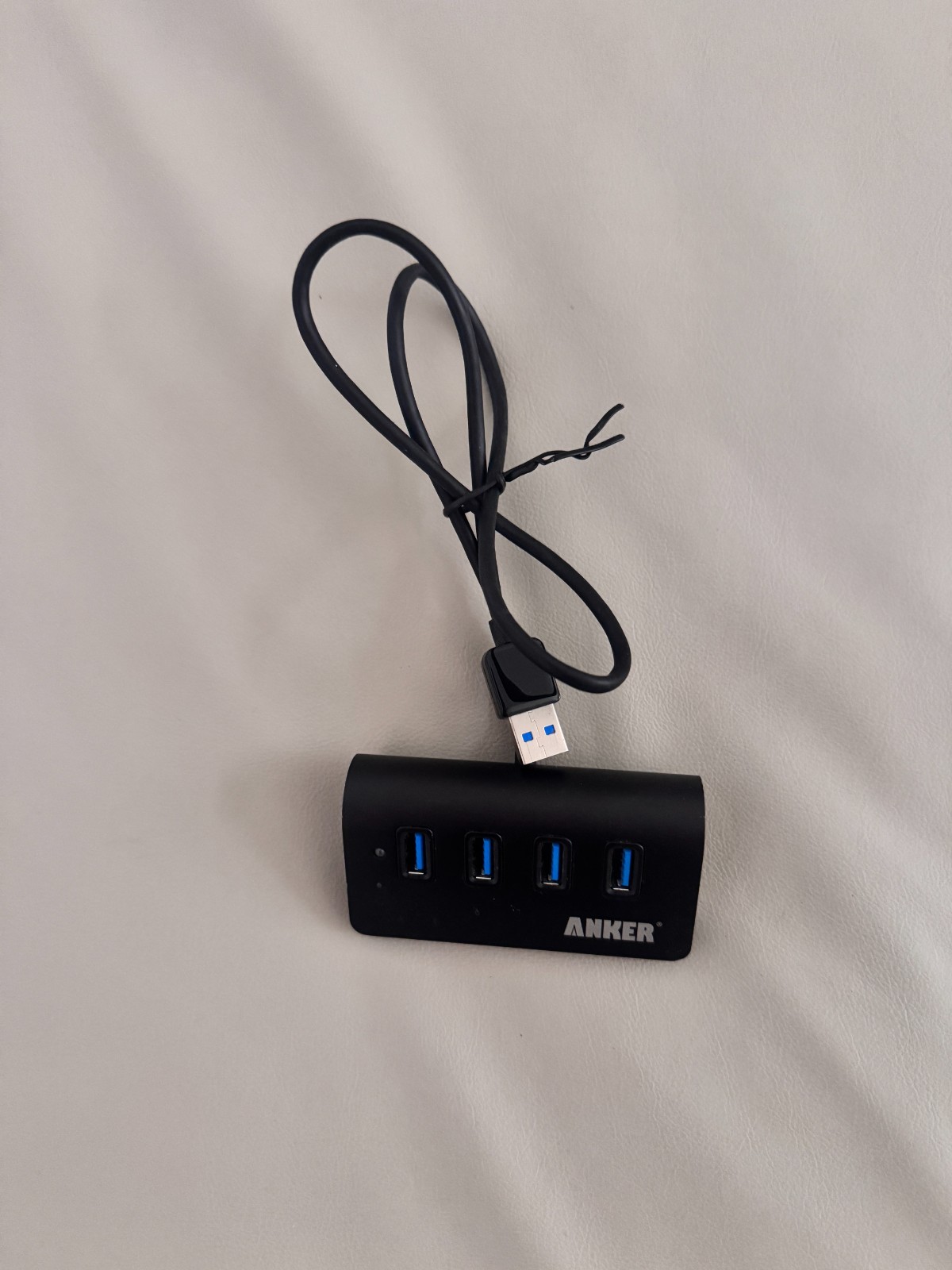Anker Ultra Slim 4 Port USB 3.0 Data Hub Adapter 5Gbps Laptop PC Black