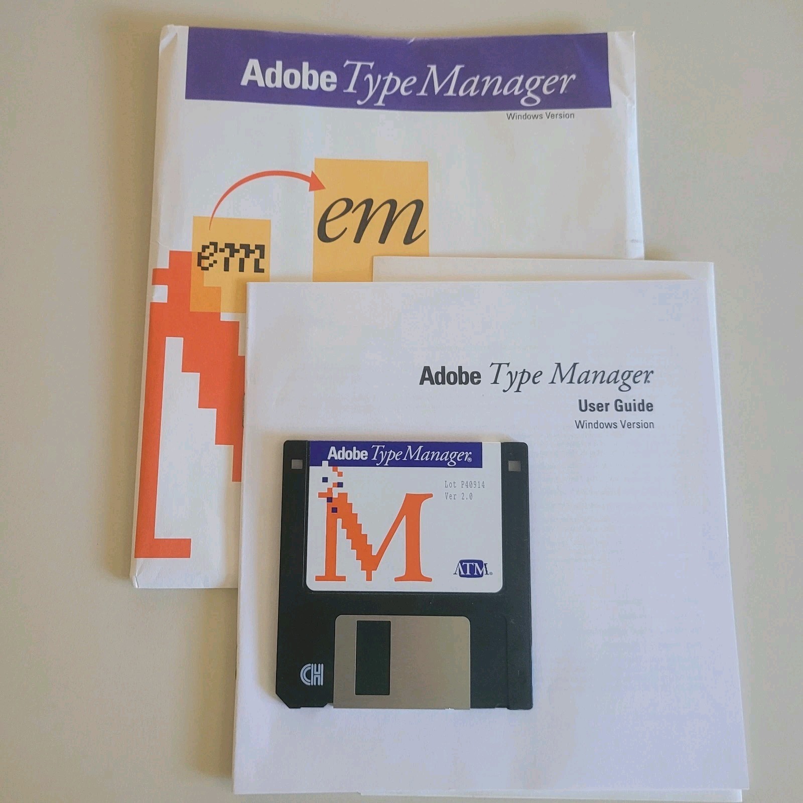 Adobe Type Manager Windows Version ATM EM 